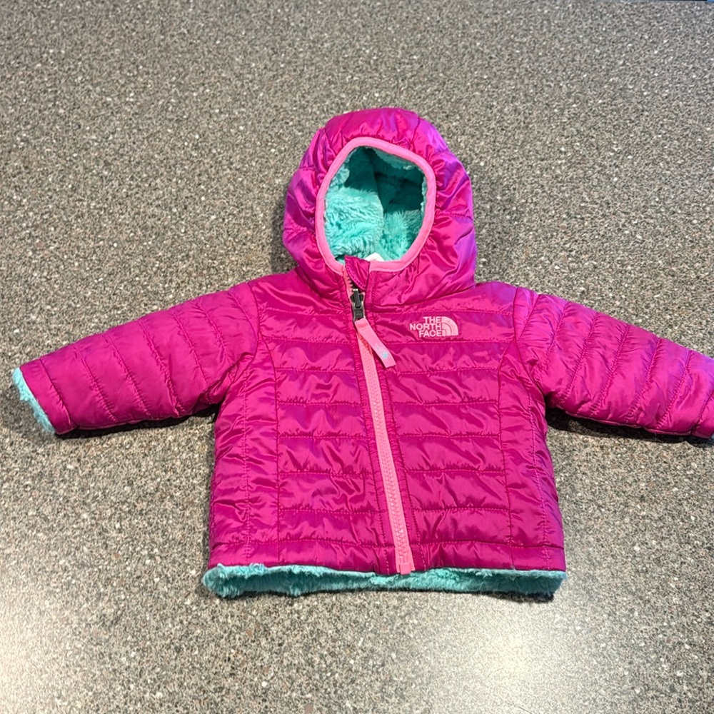 The North Face Kids Jacket - Pink and Teal